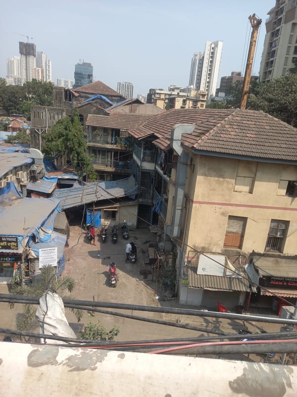 Morning urban scenes documented across Mumbai development zone