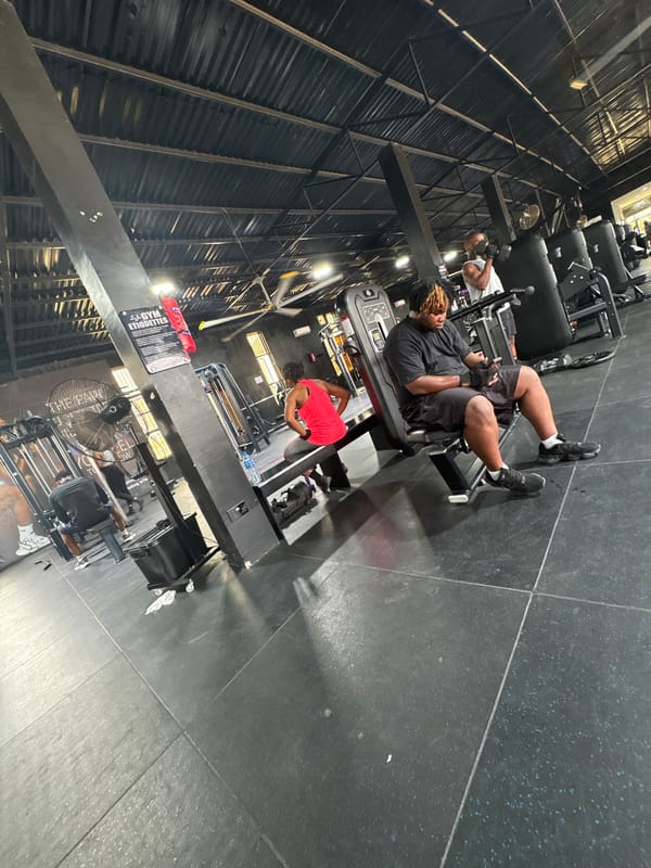 Morning workout session documented at Rubuchi gym