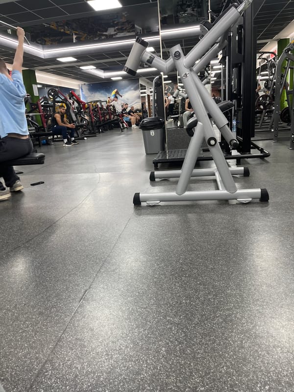 Gym workout and hookah lounge scenes captured in Burgas