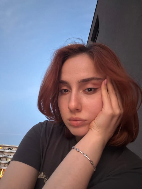 Evening selfies and twilight streets in Strasbourg