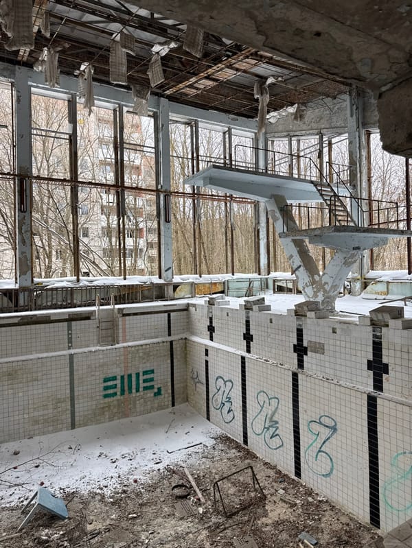 Abandoned Prypiat facilities documented showing continued decay