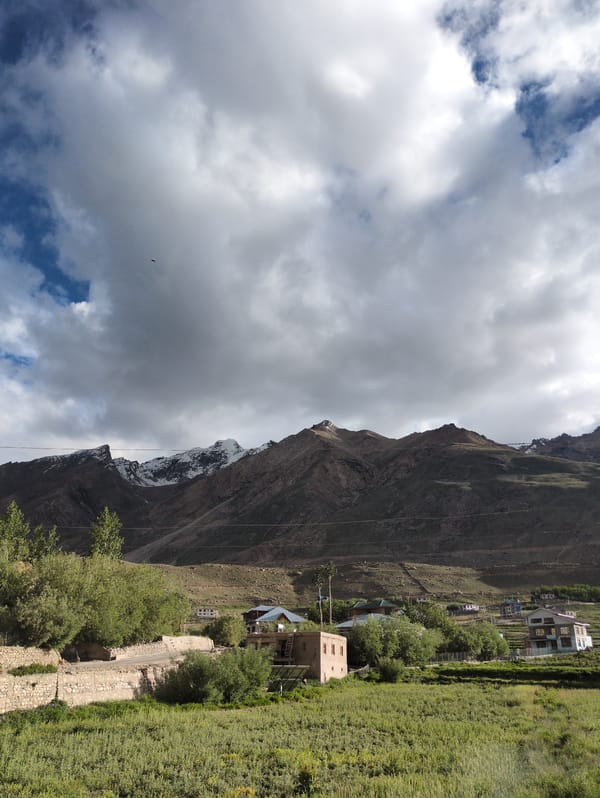 Village life and mountain scenery around Padum, Zanskar