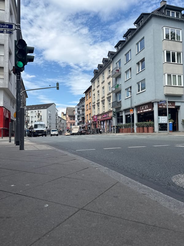 Frankfurt street and architecture from multiple angles