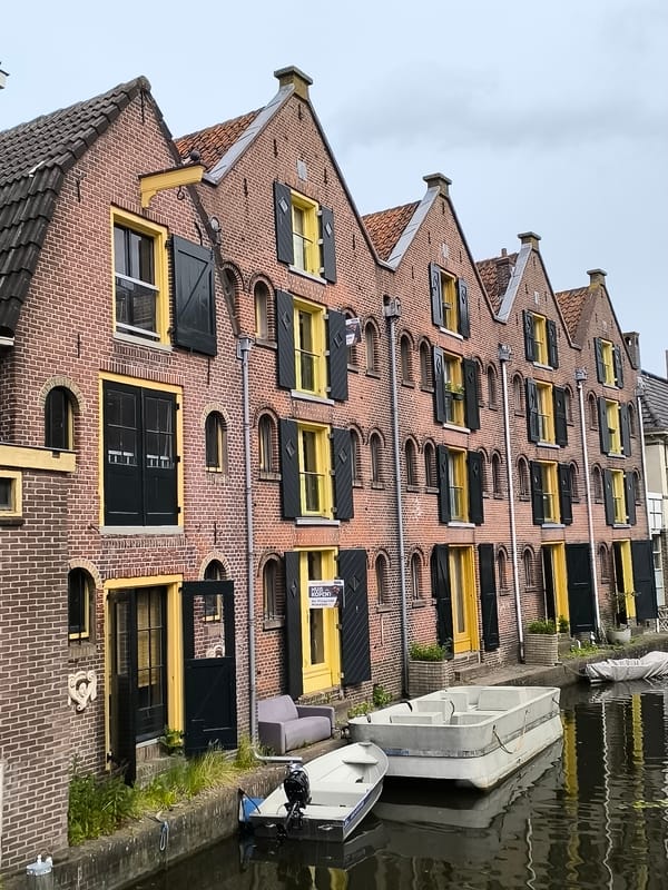 Morning scenes captured along historic Alkmaar canals and streets