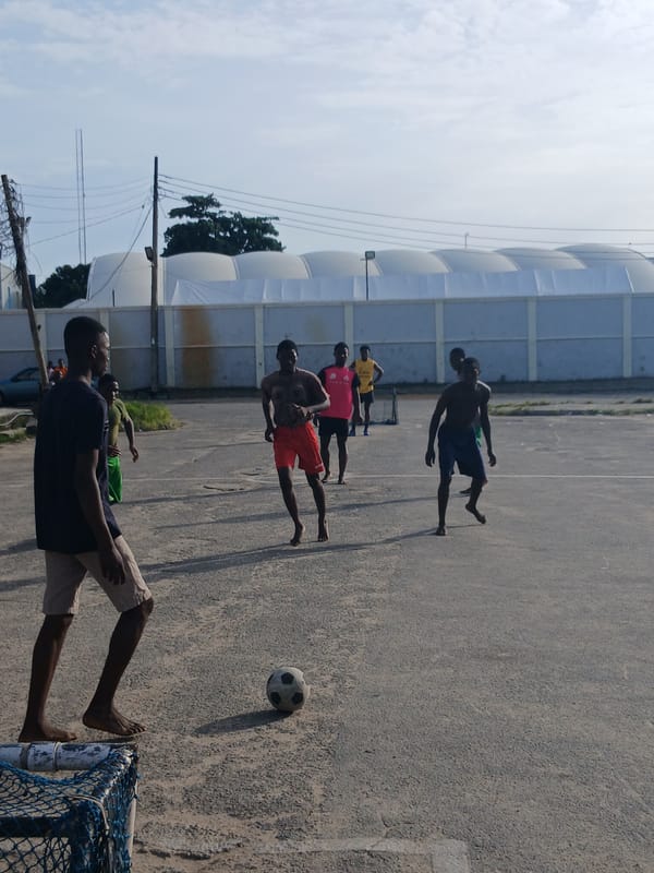 Street Football Games Draw Youth in Lagos Neighborhoods