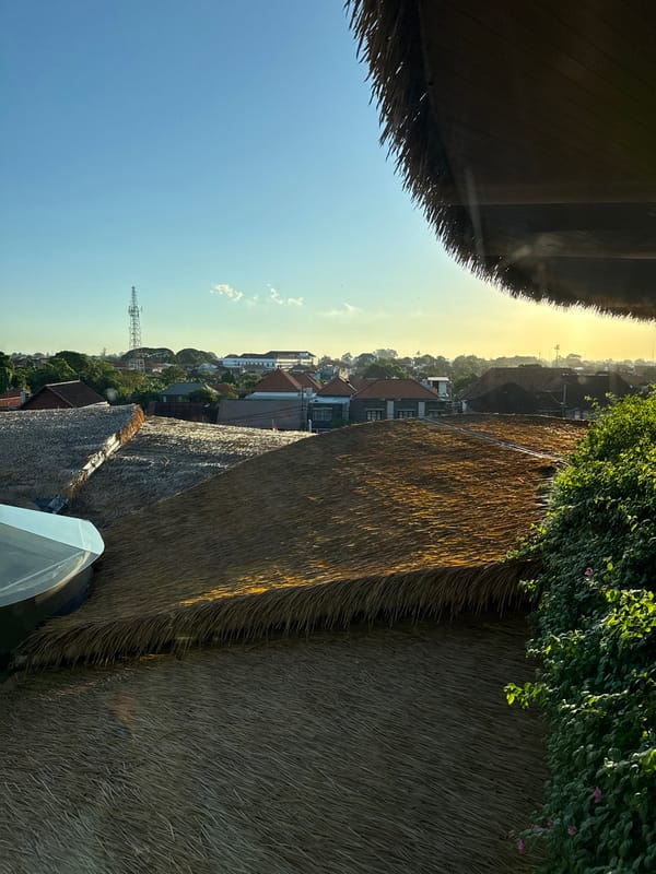 Morning snapshots capture everyday life across Denpasar, Indonesia