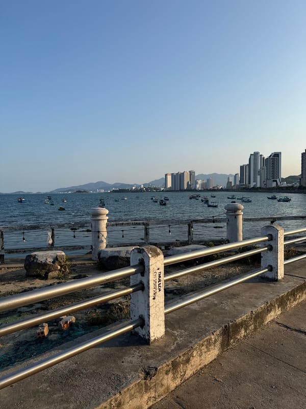 Clear morning view documented at Nha Trang coastal promenade