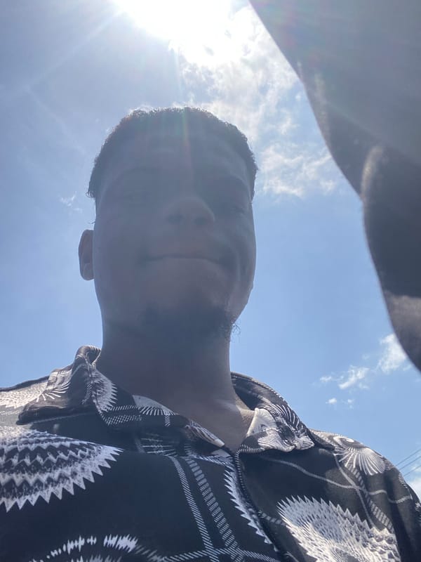 Young man documents motorcycle ride through selfies and videos