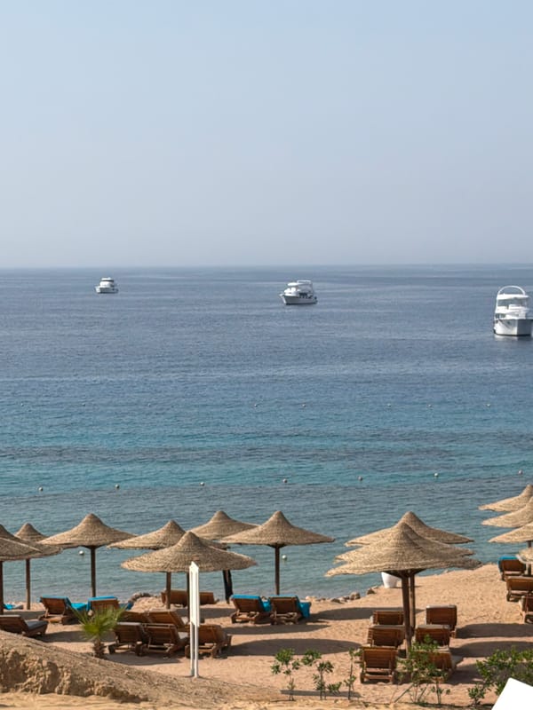 Morning glimpses of daily life in Sharm El Sheikh resort
