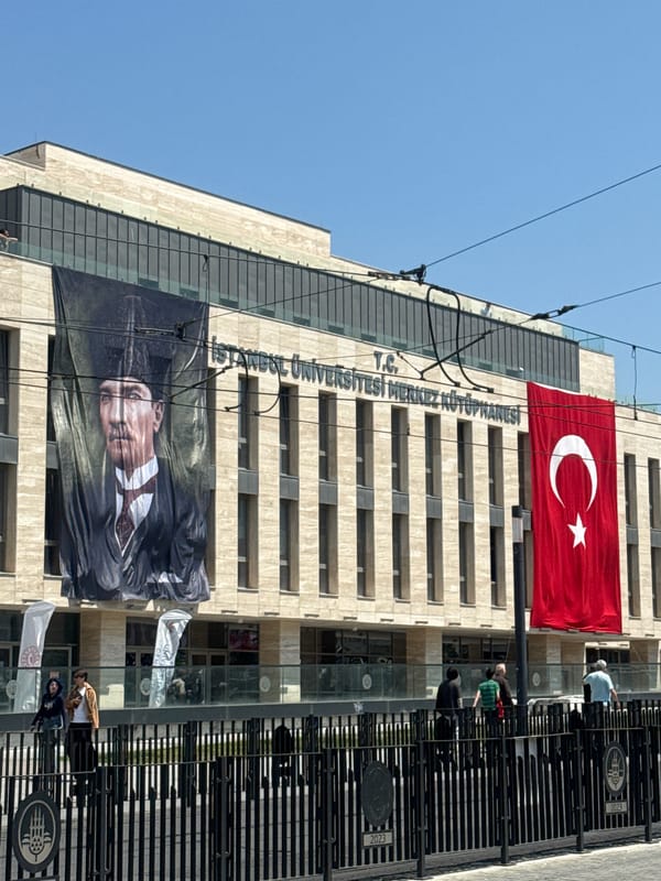 Istanbul university and historic buildings documented by witnesses