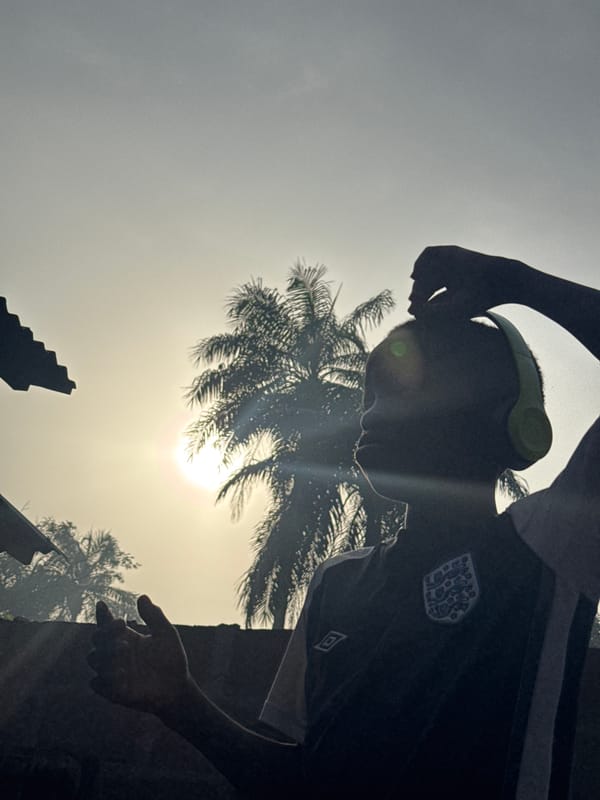 Morning photos capture young people gathering in Eziudo, Nigeria