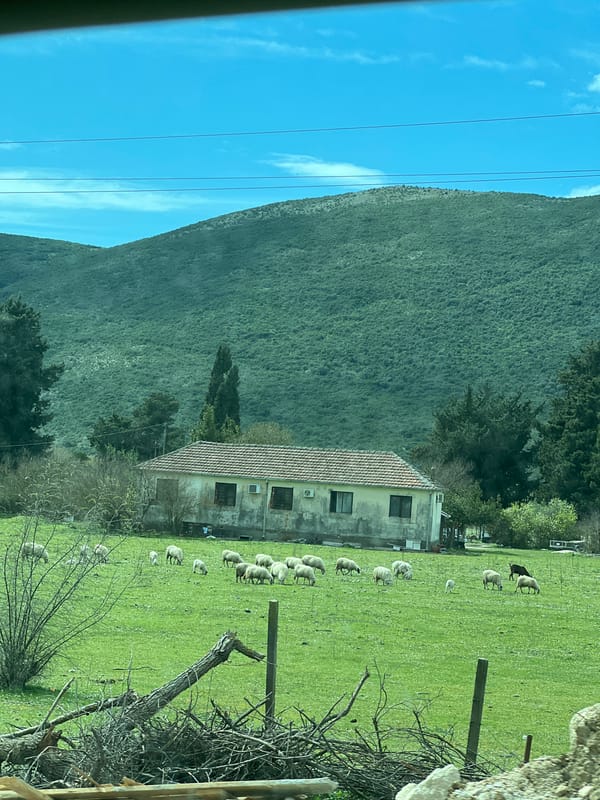 Rural building documented in mountainous Montenegro countryside