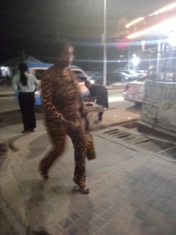 Nighttime street activity captured in Nigerian towns