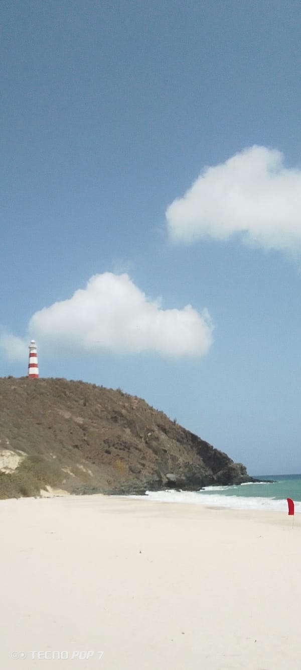 Coastal scenes documented at Pedro González lighthouse and beach