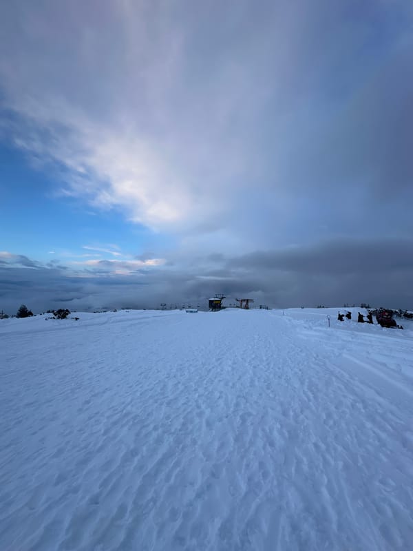 Active skiing conditions observed at Panichishte ski area