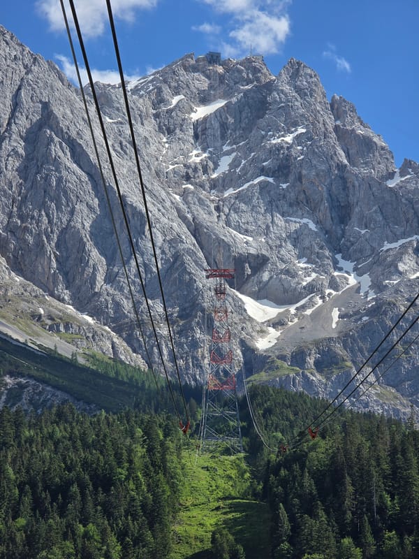 Zugspitze mountain visit in Grainau, Germany
