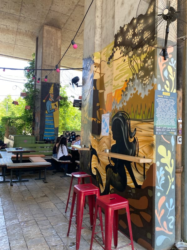 Podgorica underpass spot serving as café, walkway, and hangout