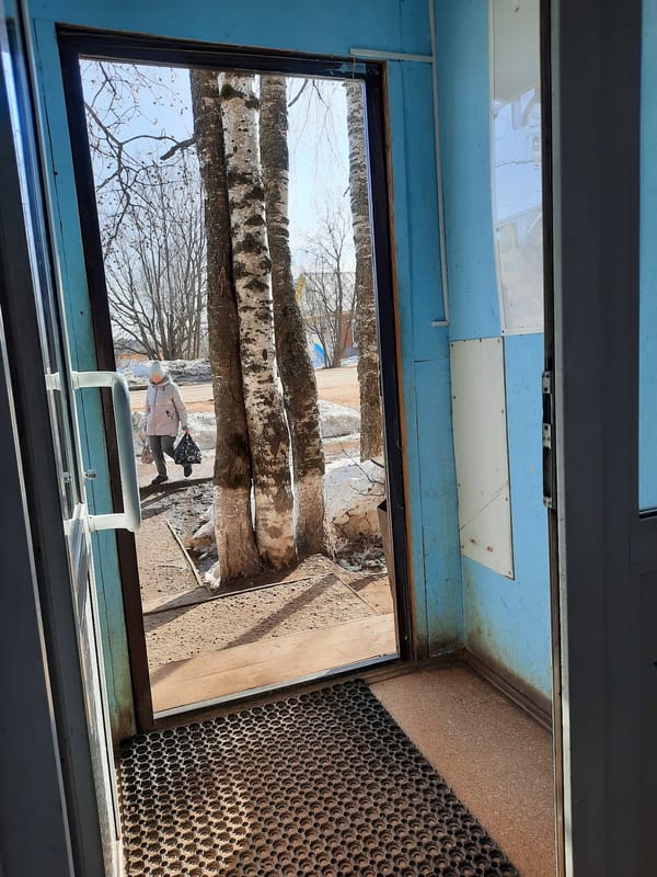 Morning routine documented across Krasnogorskoye, Russia