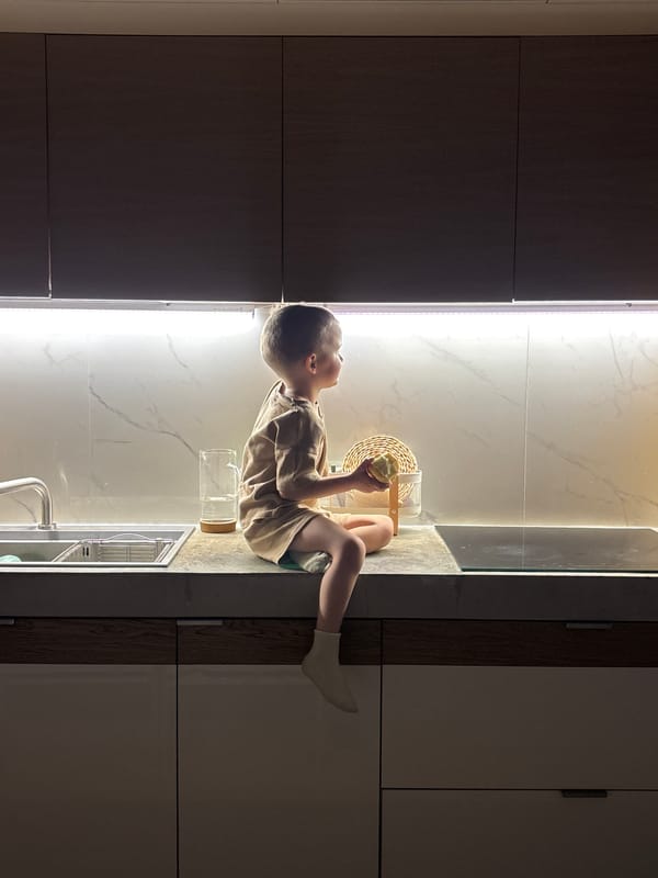 Family documents casual afternoon moments at home in Russia