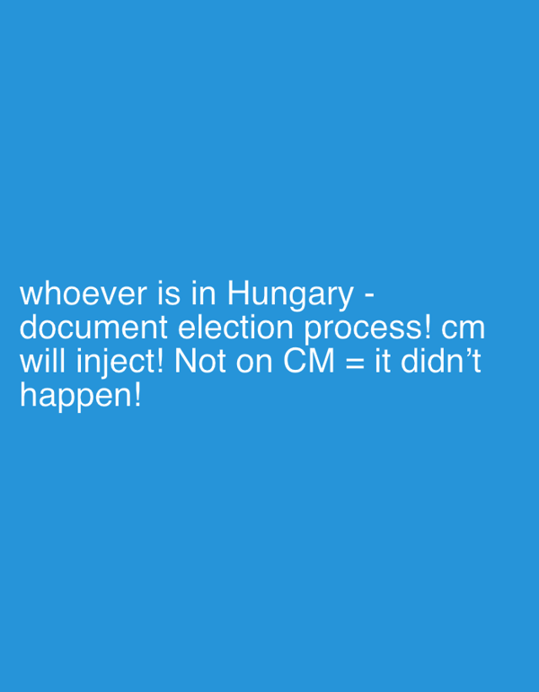 Social media post urges Hungary election documentation in Ukraine