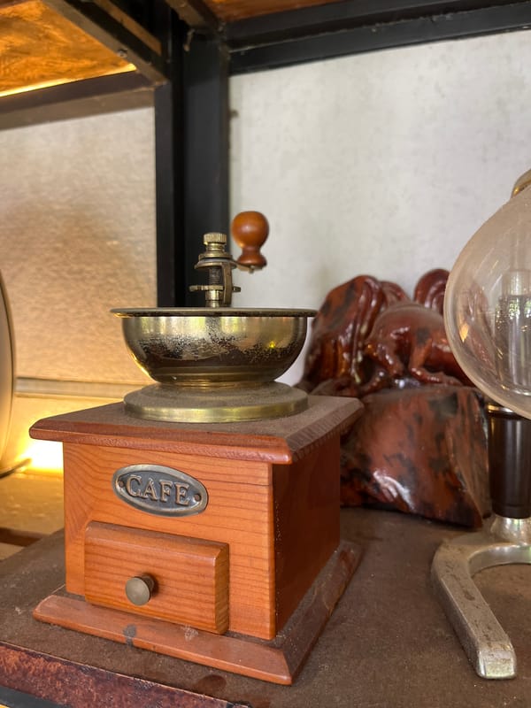 Vietnamese Coffee Shop Equipment Display Documented in Nha Trang