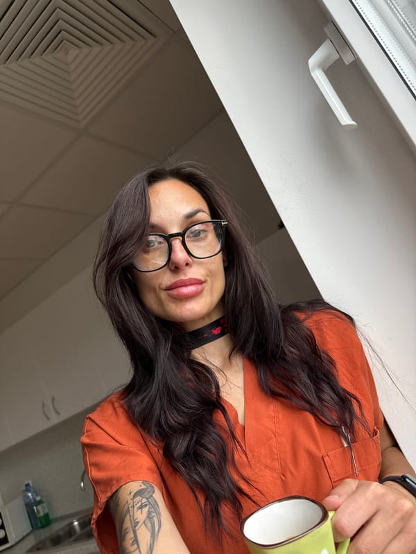 Woman spotted indoors and on street in Pleven, Bulgaria