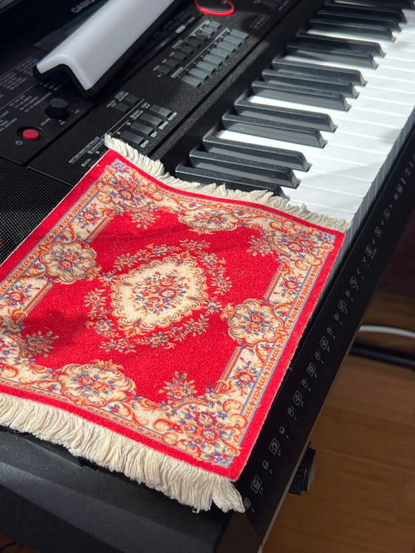 Decorated room with piano and festive decor captured in Serbia