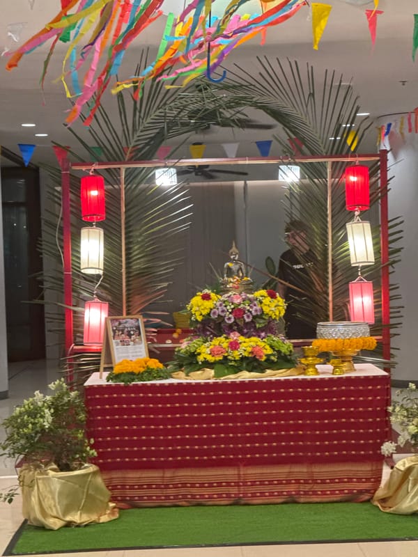 Quiet moments documented in Patong: shrine and rest