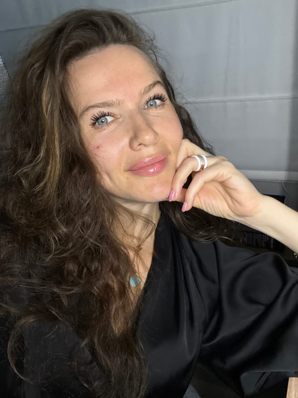 Woman documents evening routine with selfie and meal in Khimki