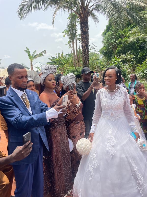 Wedding celebration for Ogbe and Gabriel in Nigeria
