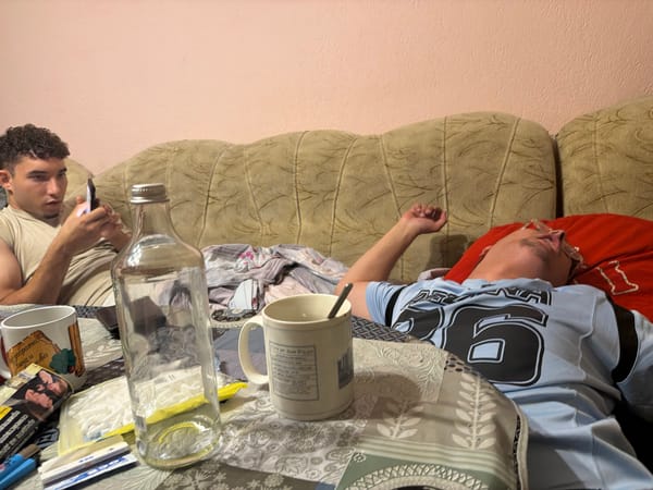 Relaxed couch hangout in a Stara Zagora living room