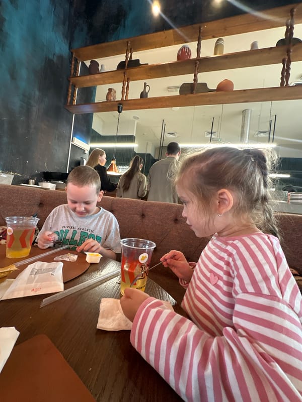 Inside a Perm restaurant on a quiet July morning