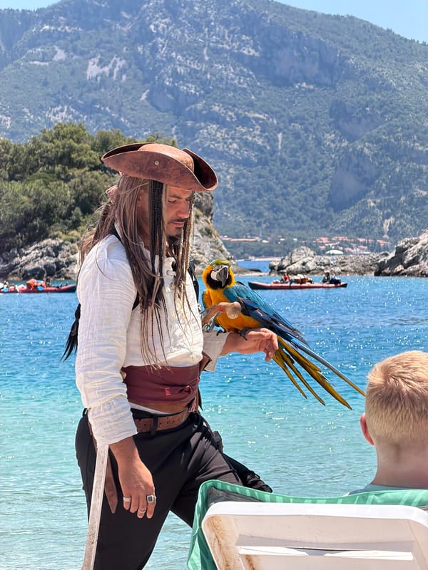 Tourist activities captured around Fethiye's scenic Turkish coastline