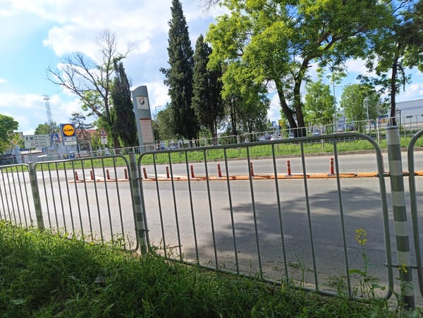 Everyday scenes documented in Karnobat, Bulgaria including urban infrastructure, wildlife