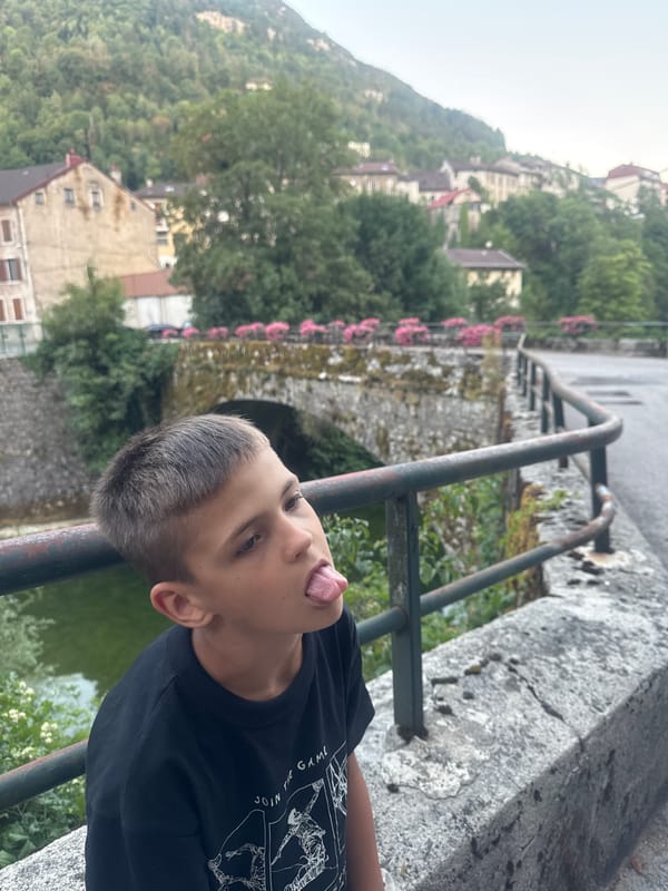 Lazy summer afternoon exploring Saint-Claude's bridges and mountain views