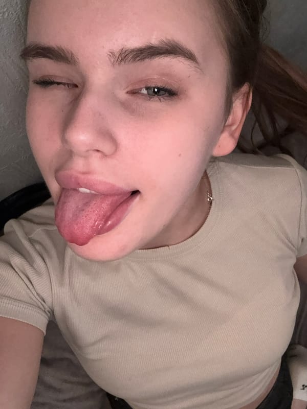 Casual indoor selfie session on a Dnipro couch