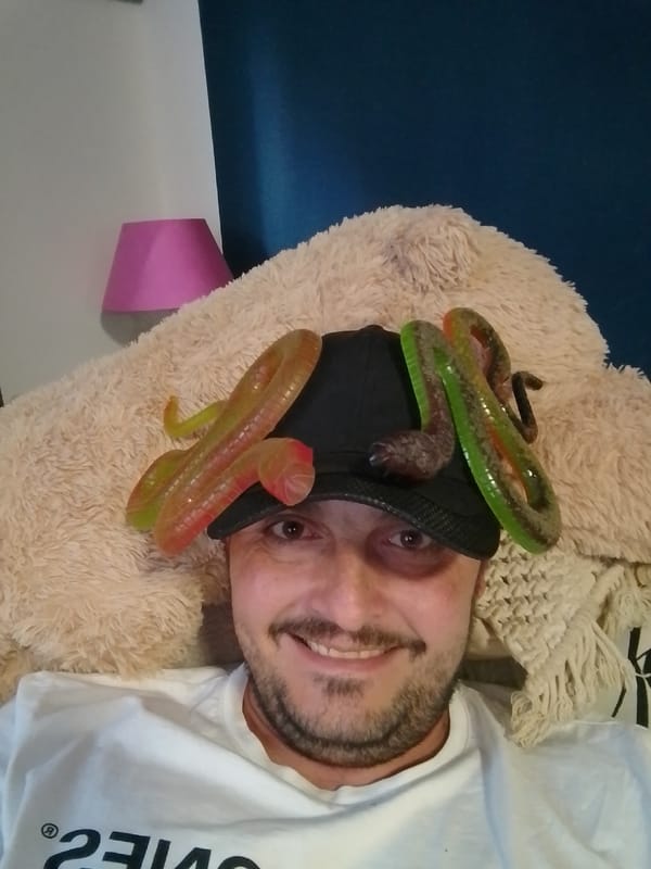 Silly selfie session with plush toys and gummy props in Wedel