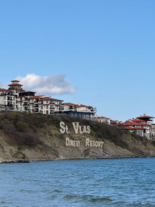 Coastal views of Sveti Vlas Bulgaria captured from multiple angles