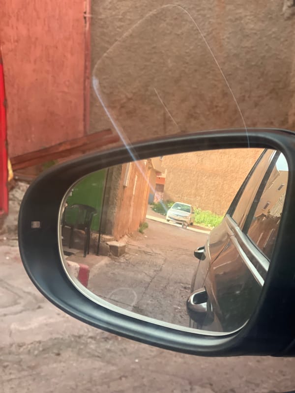 Motorist documents drive through Ouaouizert Morocco streets