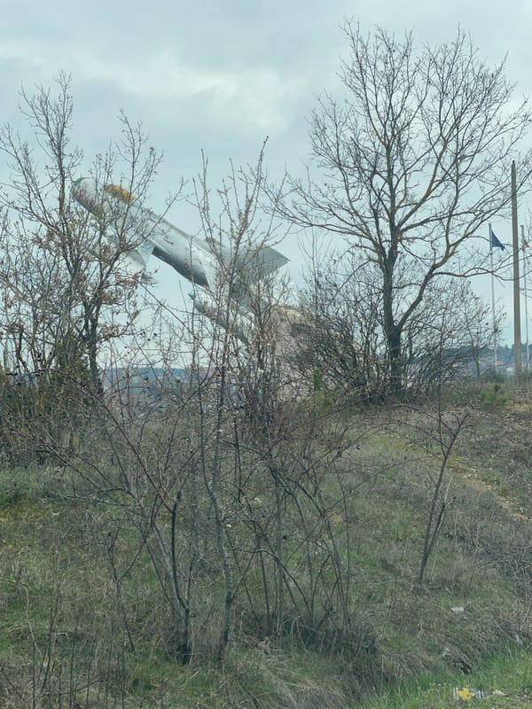 Military aircraft spotted over Omurtag, Bulgaria