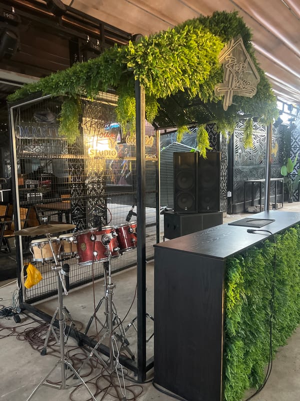Evening documentation of Road House entertainment venue in Nigeria
