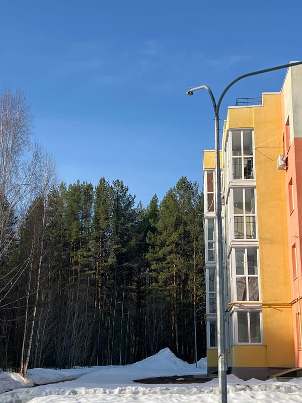 Early morning snapshots from Chaikovsky, Russia show daily life
