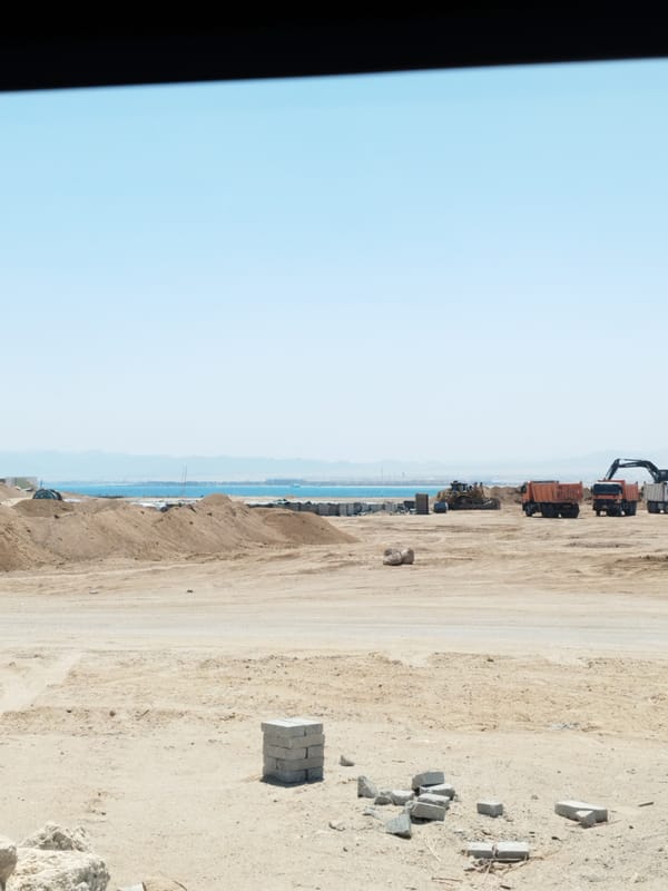 Construction activity documented at Ras Abu Soma site