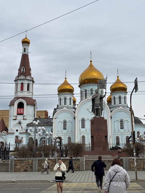Pokrovskiy Cathedral documented in Vladivostok, Russia