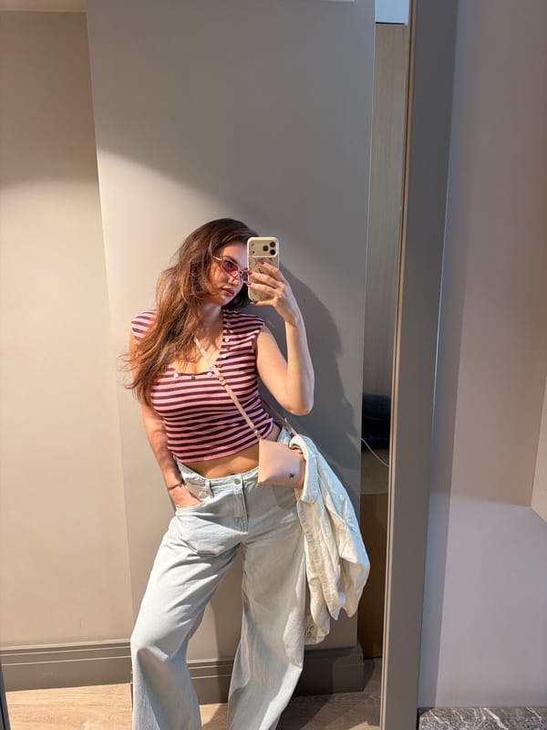 Morning selfies captured in Athens residential setting