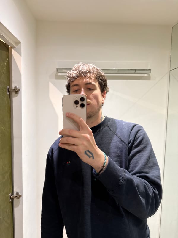 Man Takes Bathroom Selfie in London