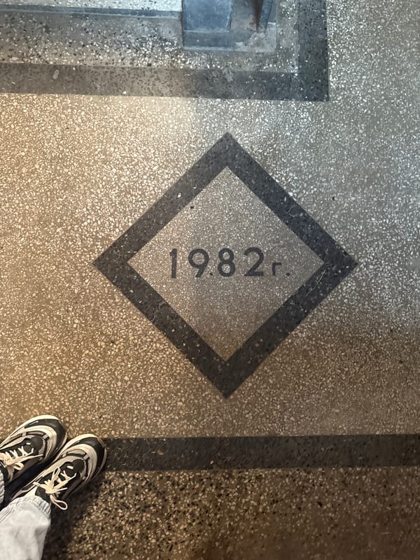 Decorative diamond floor inlay documented in Montana, Bulgaria