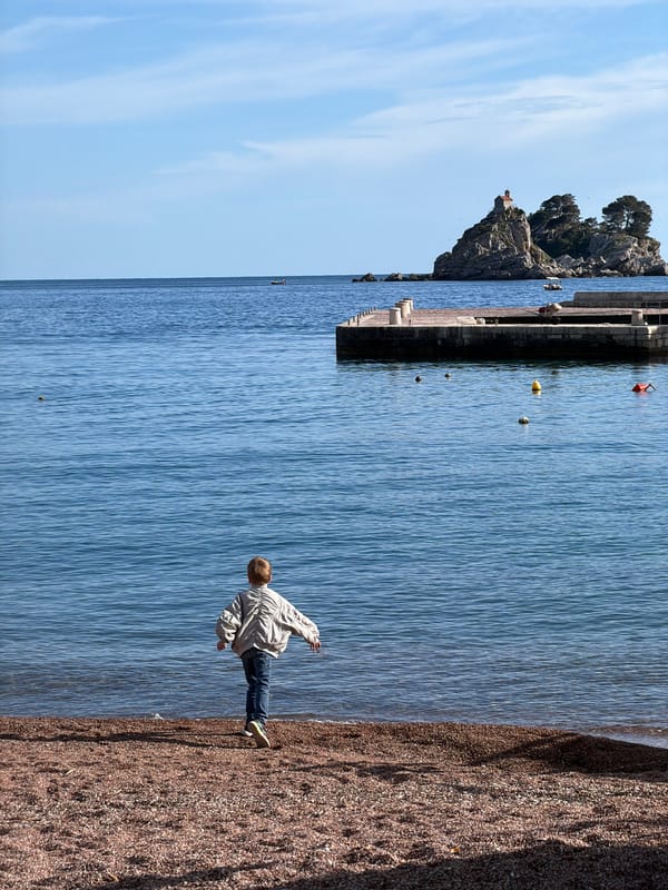 Casual coastal scenes documented across Montenegro towns