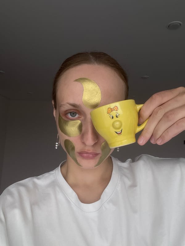 Person observed in self-care routine in Sepych, Russia