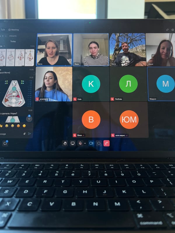 Video conference and digital display captured in Montenegro